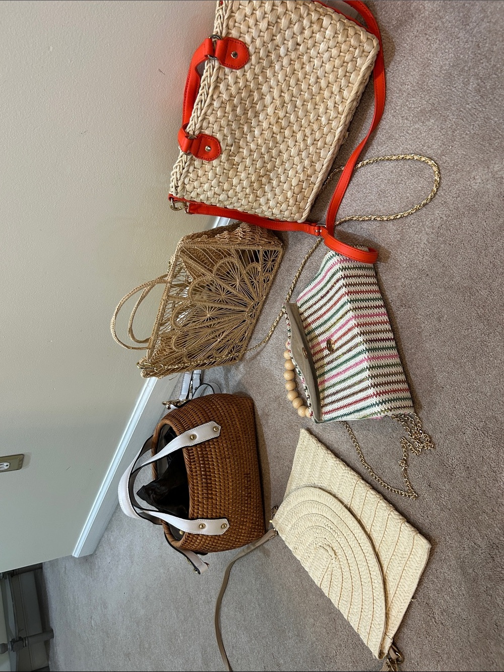 Lot of summer bags, cross body, clutch